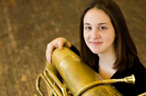 Stephanie Ycaza Named Assistant Professor of Tuba/Euphonium in